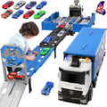 Transport Truck Toys Cars with 8 Metal Race Cars Toy Gifts for Boys Ages 3 4 5 6