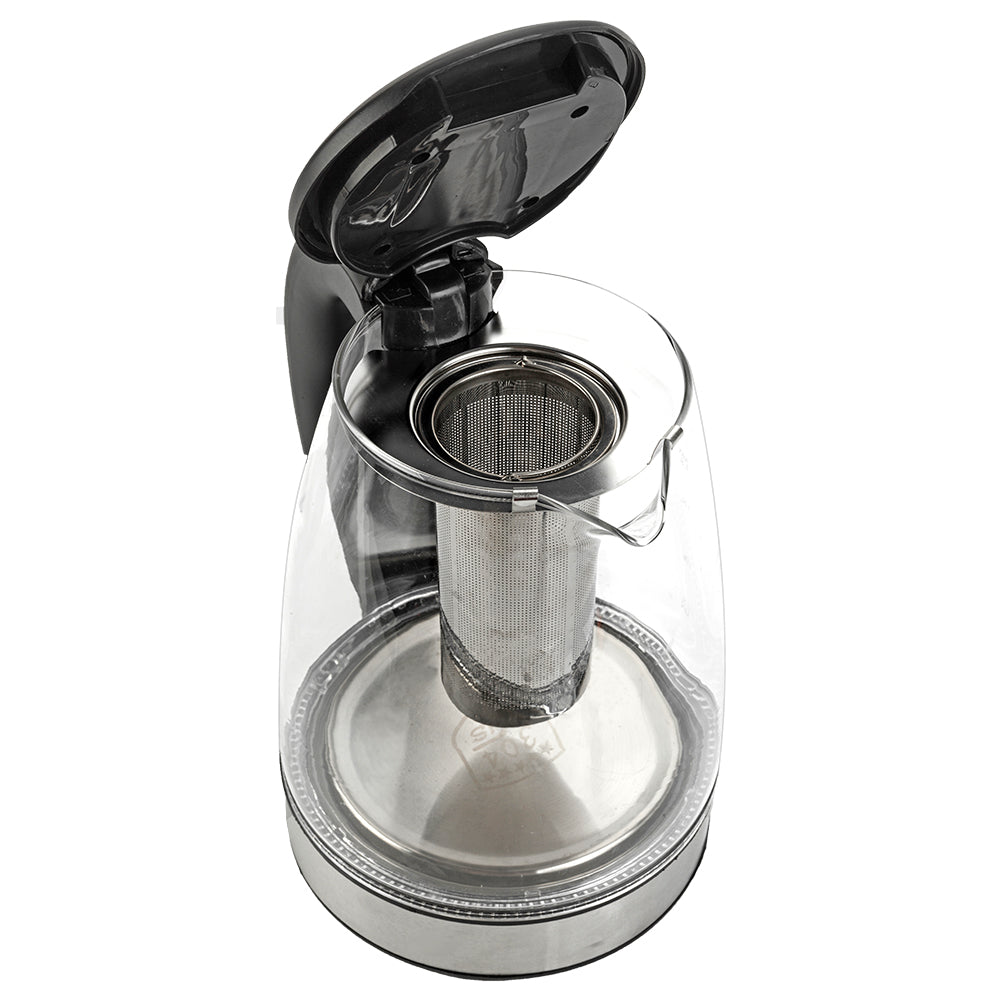 Zokop High Quality 1.8L Electric Glass Kettle 220V 2000W UK Plug