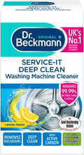 Dr. Beckmann Service-It Deep Clean Washing Machine Cleaner | Removes 99,99 % of Bacteria and Fungi and Viruses 250 G