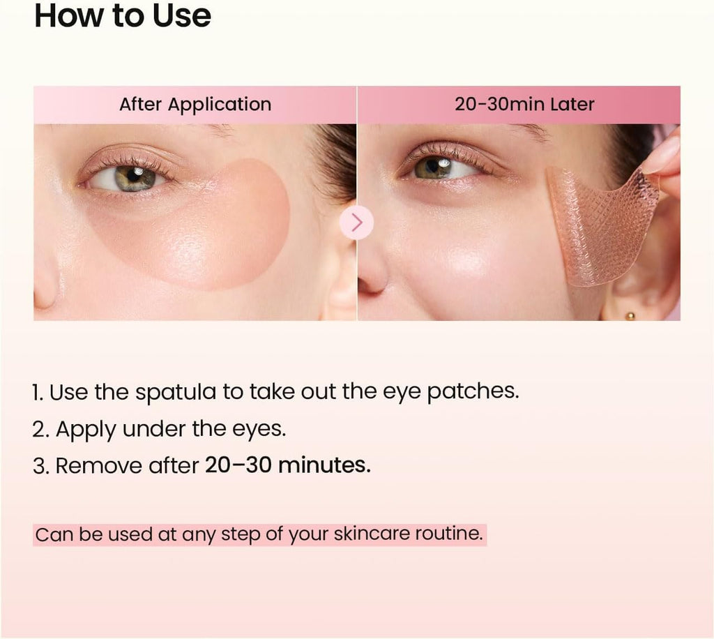 BIODANCE Collagen Peptide under Eye Patches 60 Counts. Advanced Hydrogel Eye Patches for Dark Circles & Puffy Eyes. under Eye Mask for Fine Lines. Eye Bags & Wrinkles. Korean Skincare.