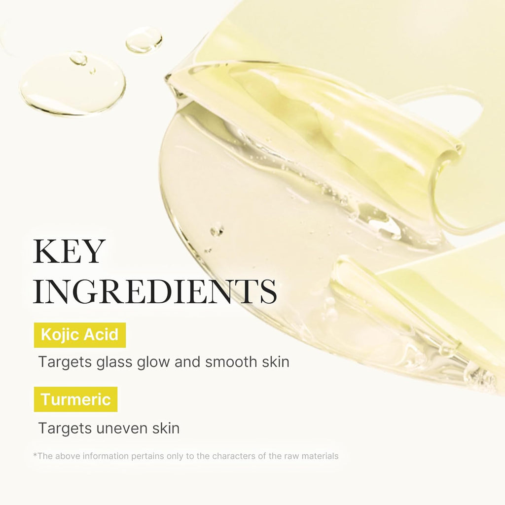 Medicube Kojic Acid Turmeric Brightening Gold Jelly Gel Mask | Overnight Face Mask for Glass Glow Skin- Elasticity, Hydrating, Firming and Moisturizing | Korean Skincare, 28Grams X 4Ea