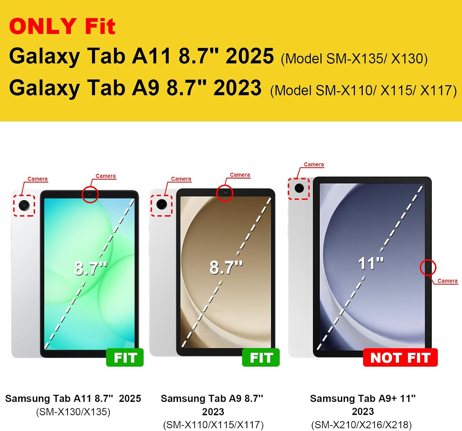 FINTIE Case for Samsung Galaxy Tab A11 8.7 Inch Peacock Blue 2025/ Tab A9 8.7 Inch Screen Size, Ultra Thin Protective Case with Translucent Back Cover for Tablet A11/ A9, 