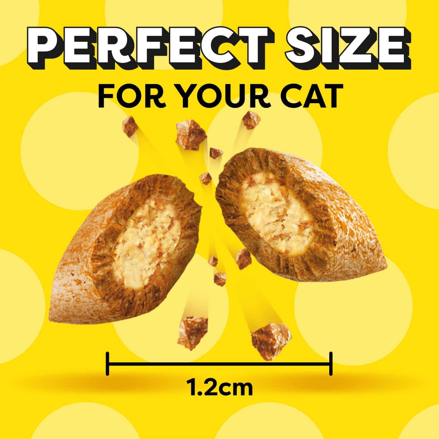 DREAMIES - Cat Treats - 12 X 60G - Multipack Biscuits - Variety Snack Box - 12 Pouches