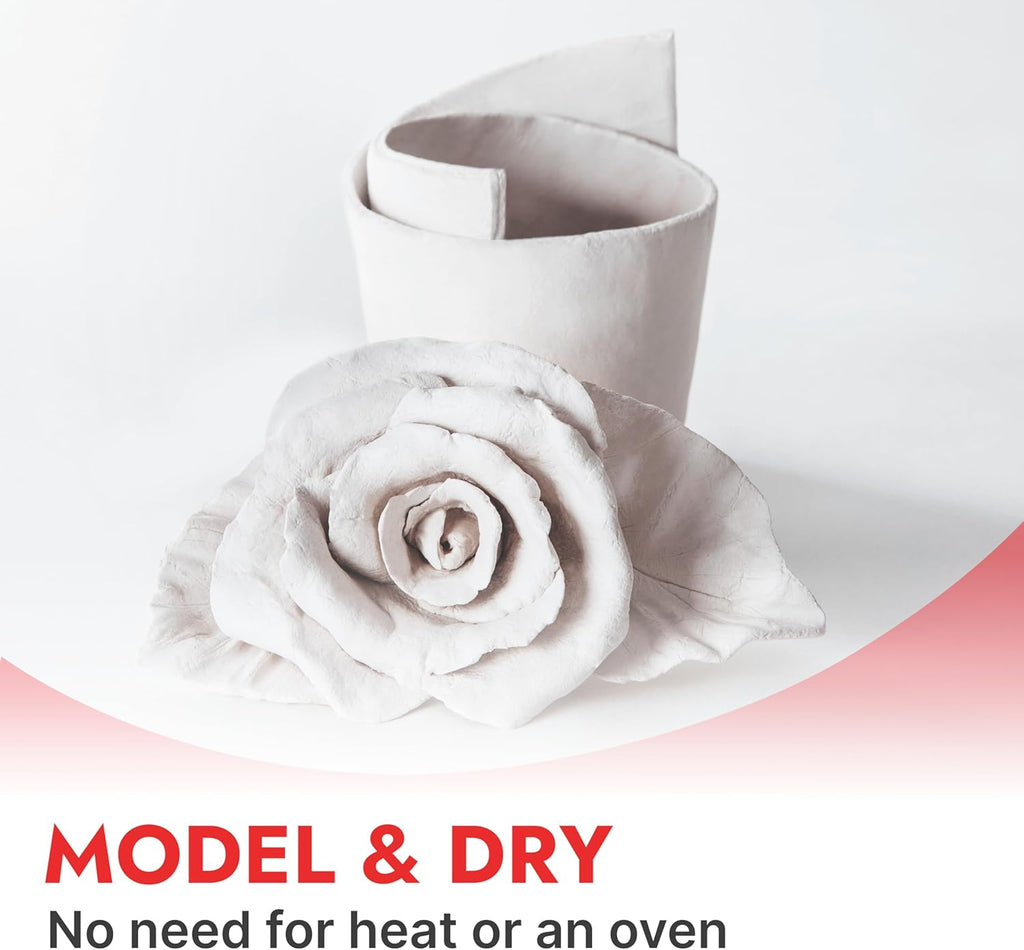 DAS White 1 Kg Air Drying Modelling Clay, Made in Italy