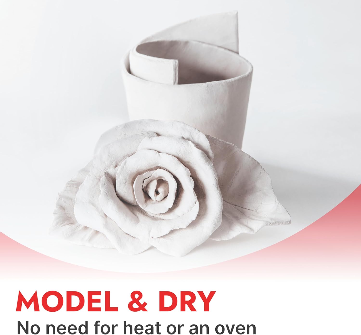 DAS White 1 Kg Air Drying Modelling Clay, Made in Italy