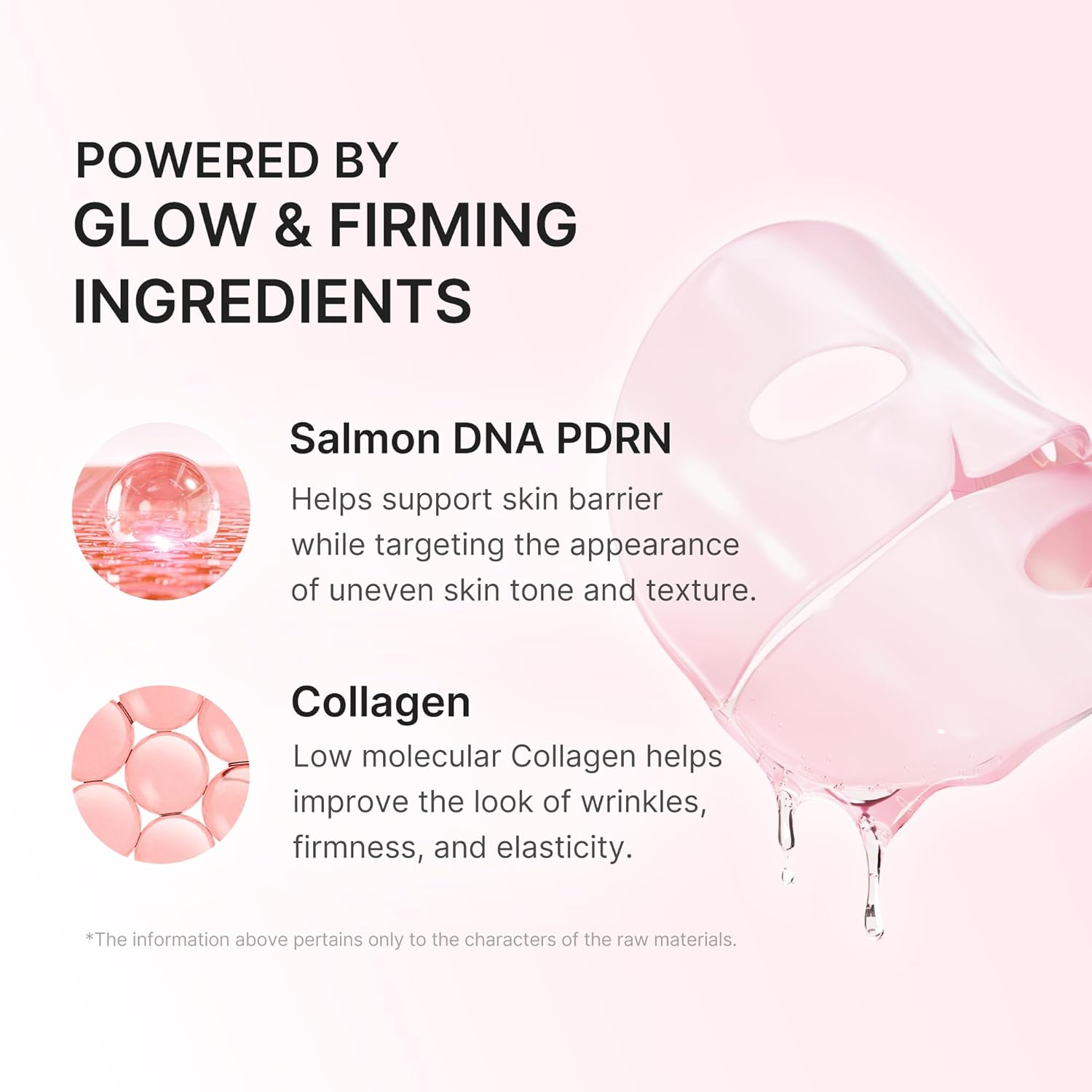 Medicube Salmon DNA PDRN Pink Collagen Jelly Gel Mask | Overnight Face Mask for Glass Glow Skin- Elasticity, Hydrating, Firming and Moisturising | Korean Skincare, 28G, 4Ea