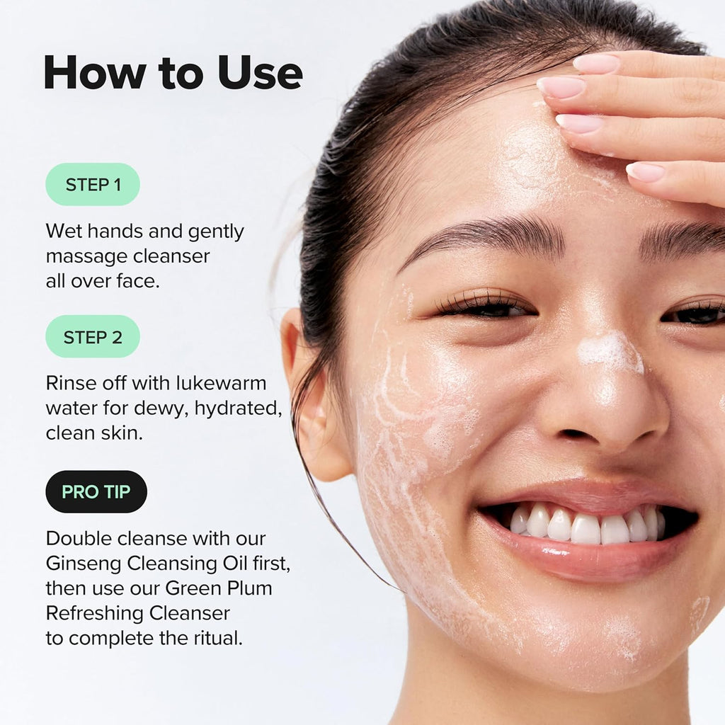 Beauty of Joseon Green Plum Refreshing Cleanser (100Ml, 3.38 Fl.Oz.)