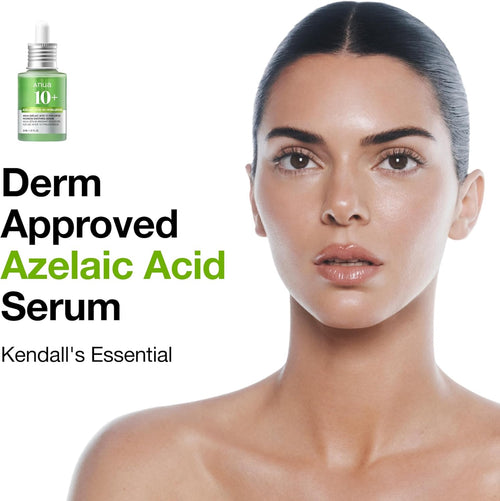Anua Azelaic Acid 10 Hyaluron Redness Soothing Serum, Facial Serum for Blemish-Prone & Oily-Prone Skin, Lightweight & Hydrating Blemish Care, Hyaluronic Acid, Korean Skincare, 30Ml
