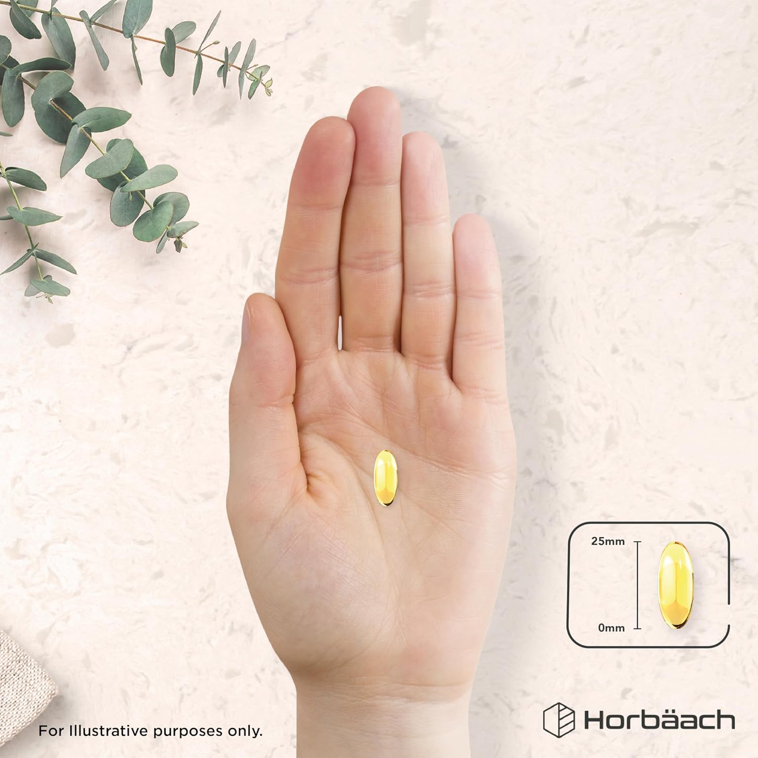 Horbäach Triple Omega 3 6 9 Capsules 3000Mg ALA, LA & OA | 120 Softgels | High Strength EPA & DHA Essential Fatty Acids | Supplement with Fish Oil, Flaxseed & Sunflower Oil | by Horbaach