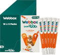 Webbox Lick-E-Lix Cat Treats, Chicken - Kitten Friendly, Grain and Gluten Free, No Artificial Preservatives or Colours (10 X 5 Packs)