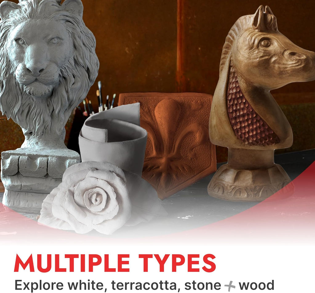 DAS White 1 Kg Air Drying Modelling Clay, Made in Italy