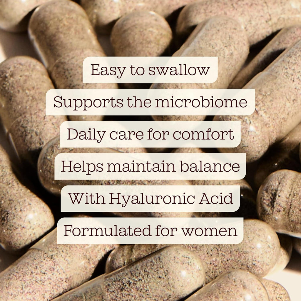 Intimate Flora for Women | 20 Billion CFU Fortified with 15,000Mg Cranberry, Fenugreek & Chlorella | Bio Cultures for Women'S Intimate Flora | 60 Capsules | Free Soul