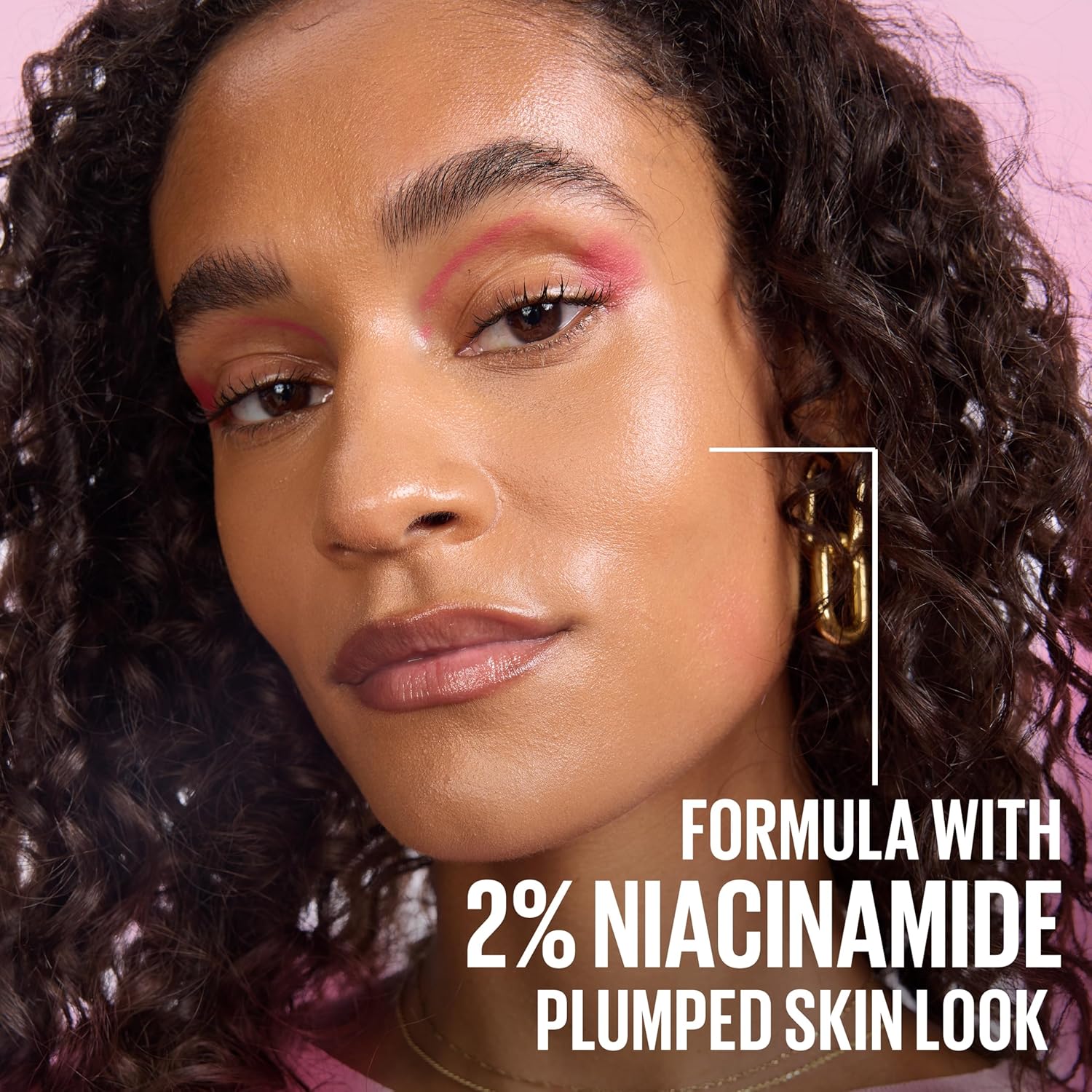 Maybelline New York Grippy Serum Makeup Primer 30ml, Glides on like a Serum, up to 24H Wear, Instantly Plumps & Hydrates Skin, +2% Niacinamide, Water-Based Formula, Suitable for All Skin Types (30Ml)